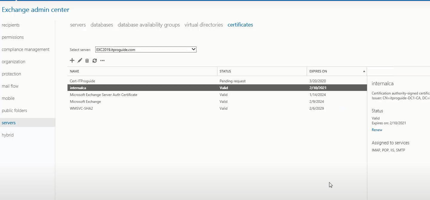 Installing and Configuring an SSL Certificate in Microsoft Exchange Server Tutorial