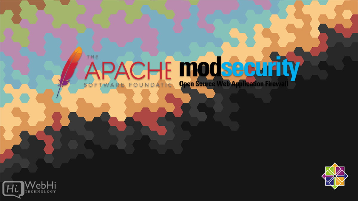 تثبيت مدير الأمان ModSecurity لخادم Apache على CentOS alma linux RHEL red hat