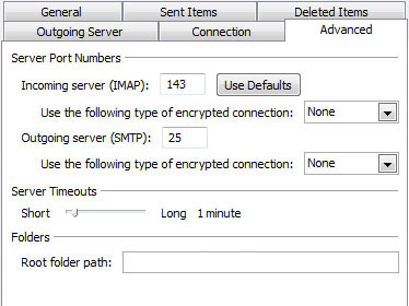 SMTP sécurité installer configurer outlook 2010 configuration messagerie