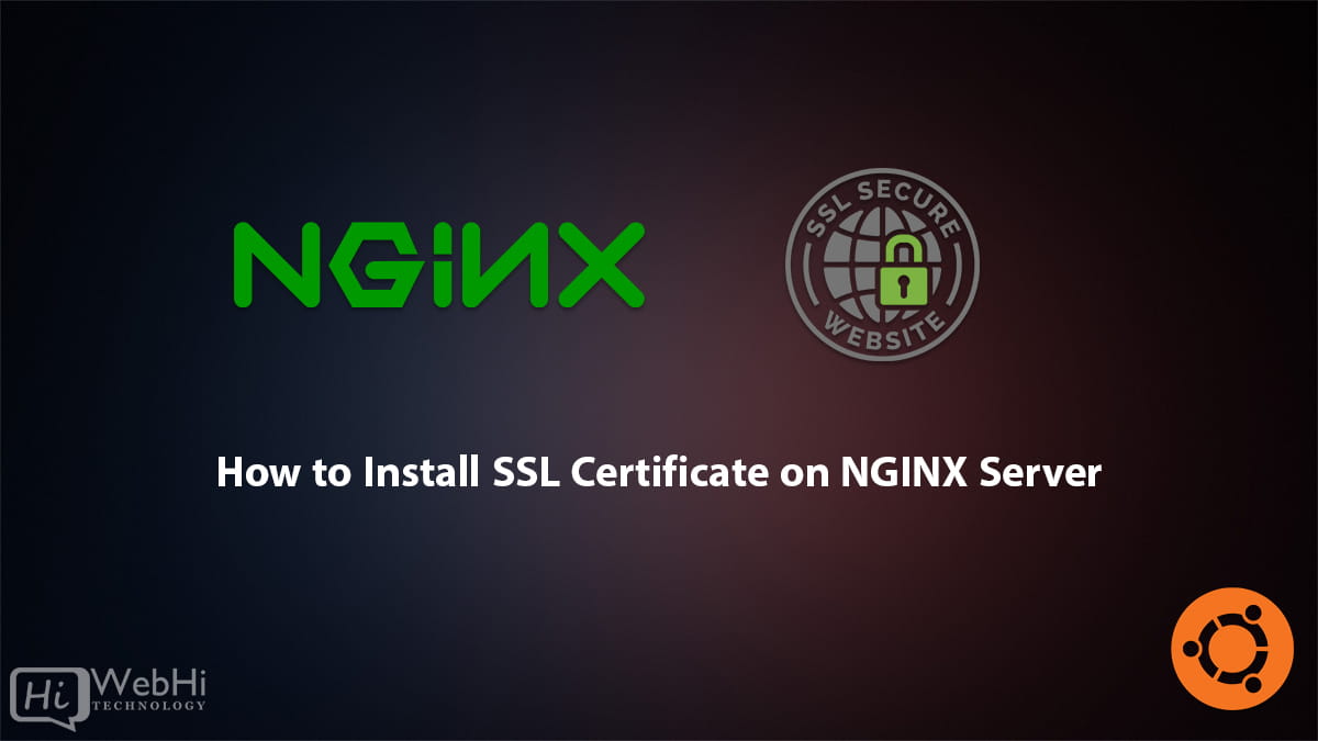 setup SSL self-signed Certificate NGINX Server 