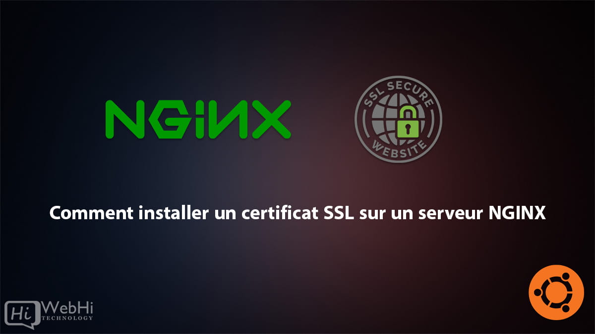 Installation SSL sur serveur  NGINX auto-signé SSL
