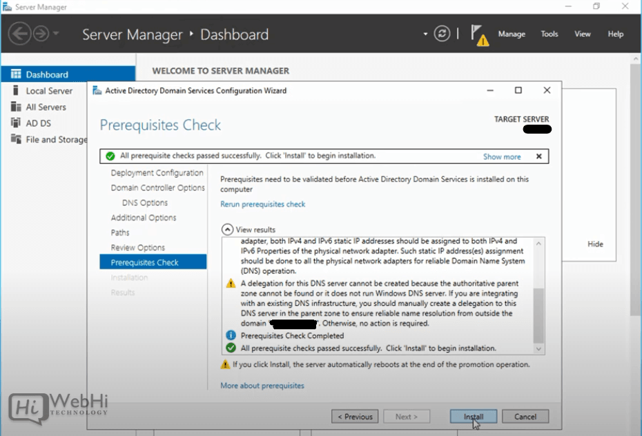 Vérification des conditions préalables à l'utilisation d'Active Directory