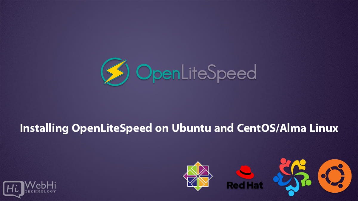 openlitespeed setup on centos redhat centos alma linux