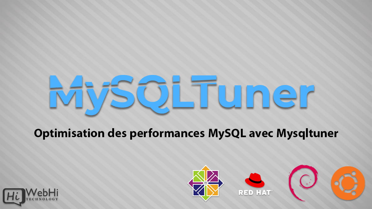 Optimisation base de données mariadb mysql Interface en ligne de commande du script mysqltuner perl sur Ubuntu/Debian CentOS/RedHat montrant un exemple de rapport de sortie