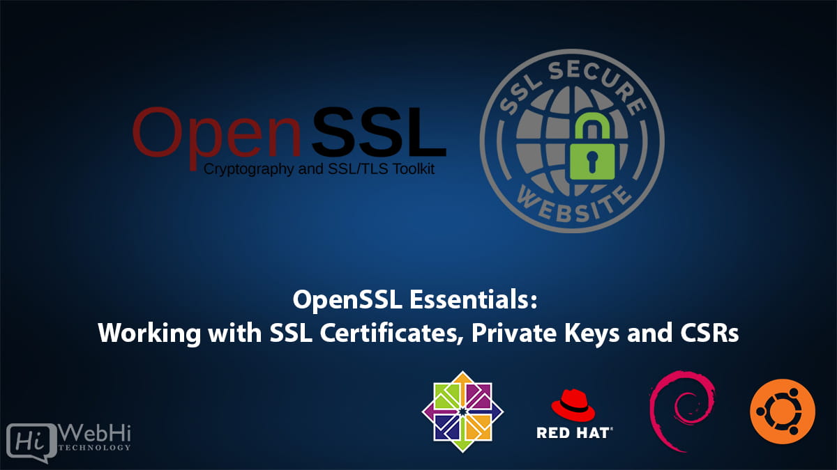 openssl ssl csr Certificates, Private Keys and CSRs ubuntu redhat debian centos