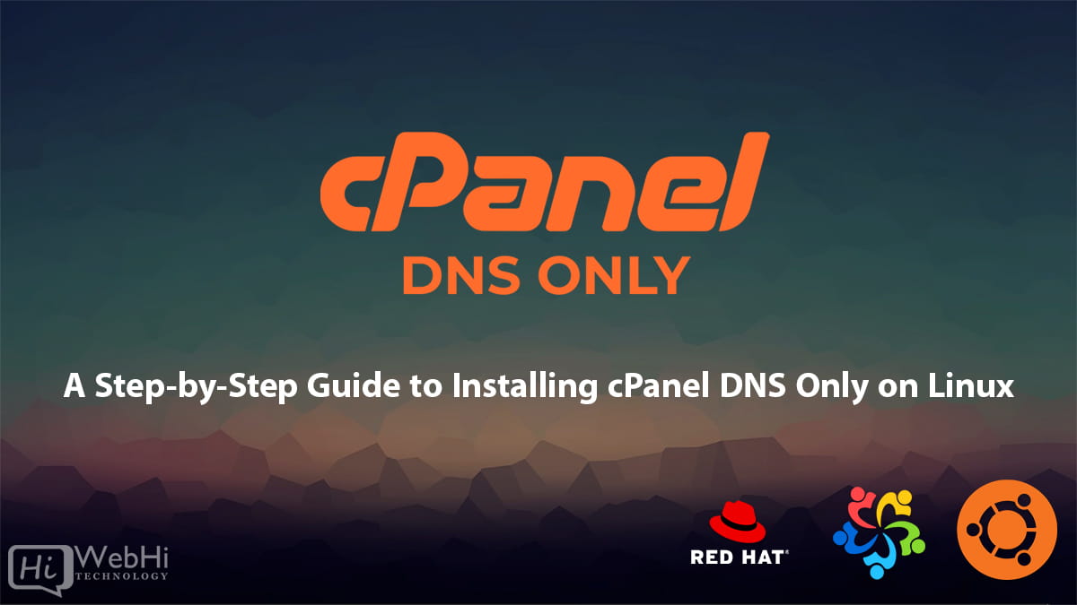 setup cPanel DNS Only Linux installation guide cPanel DNS Only Ubuntu cPanel DNS Only AlmaLinux cPanel DNS Only RHEL