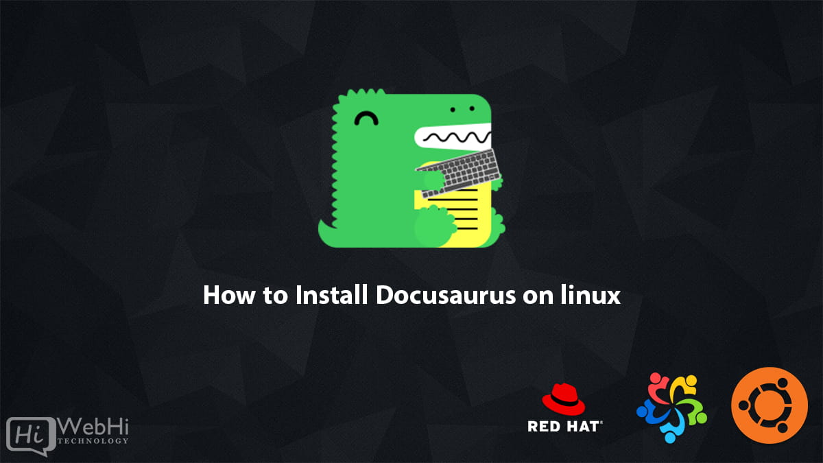 setup and Configure Docusaurus Static Site Generator