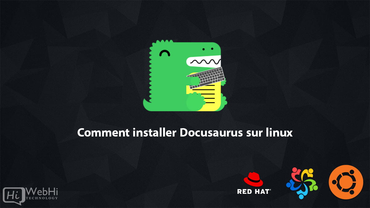 Installation et configuration du générateur de site statique Docusaurus