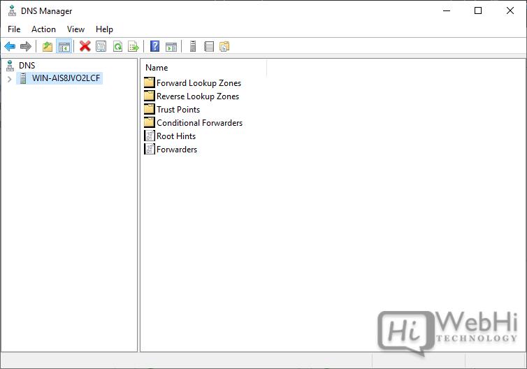 DNS Manager Add Forward Lookup Windows Server 2019