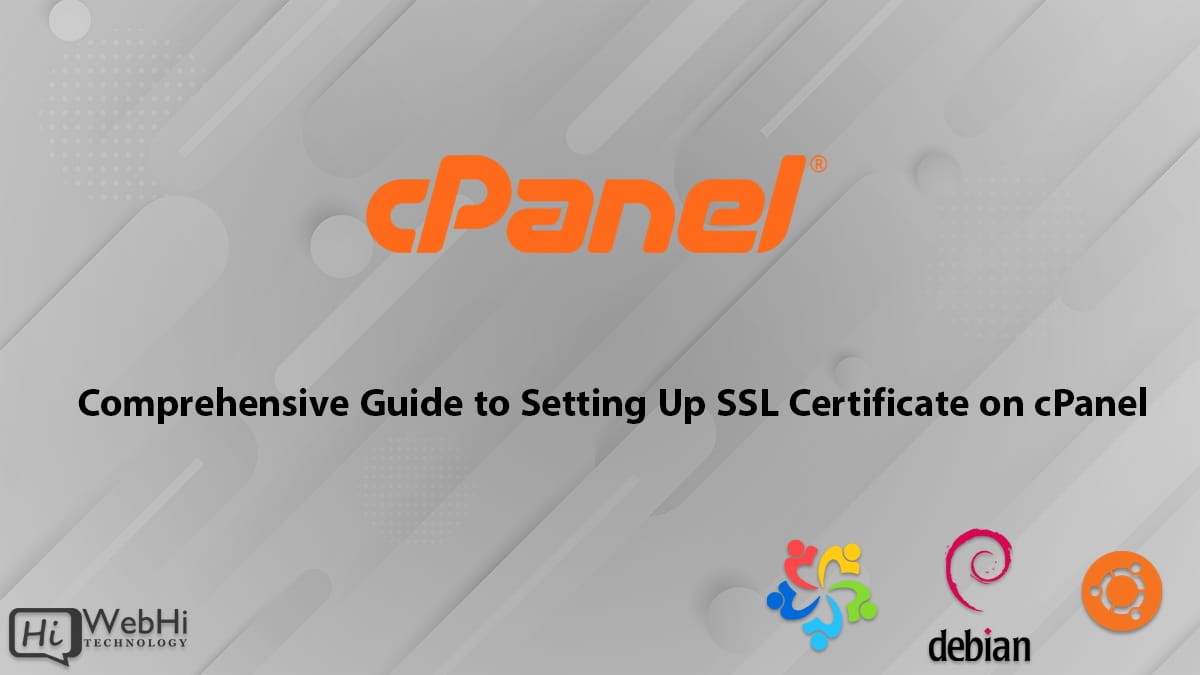 Install config SSL certificate cPanel Website security Data encryption HTTPs configuration CSR generation SSL installation