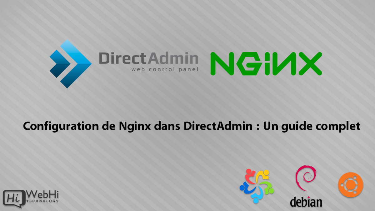 Configurer Nginx dans DirectAdmin Ubuntu Centos Almalinux RHEL