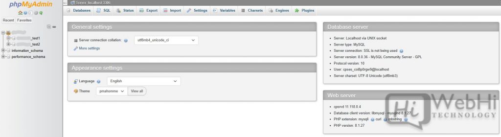 Import and Export MySQL Databases via phpMyAdmin - Tutorial & Documentation