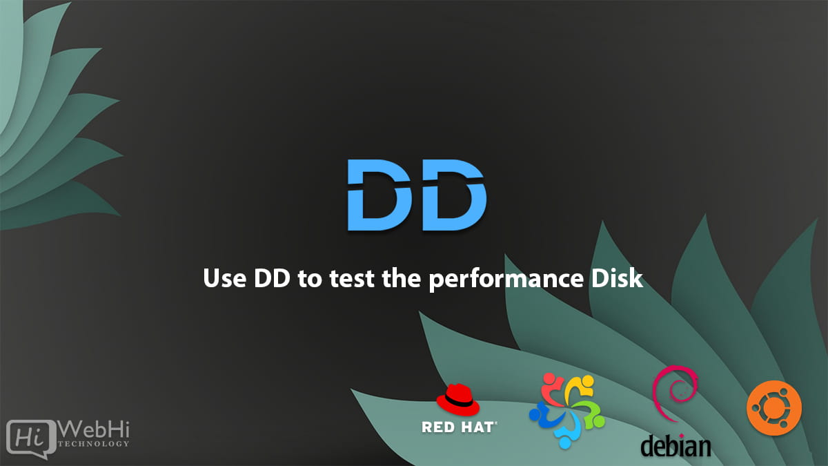 disk performance testing with dd linux ubuntu debian centos Redhat