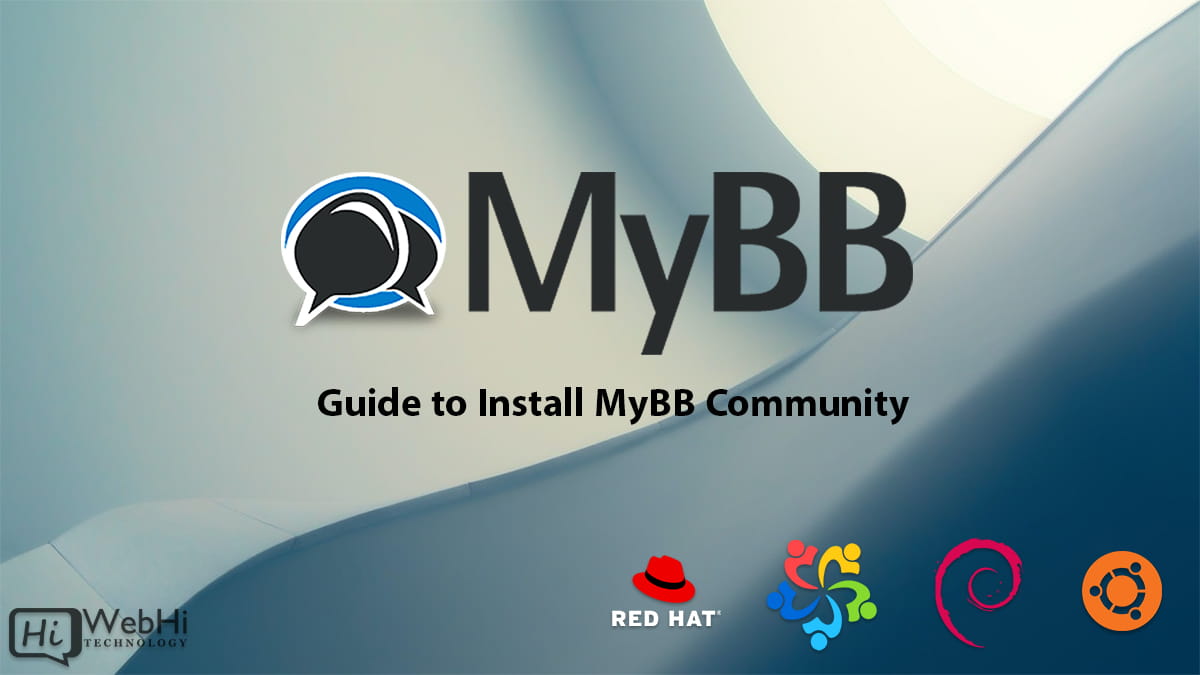 MyBB community forum installation guide Configure setup