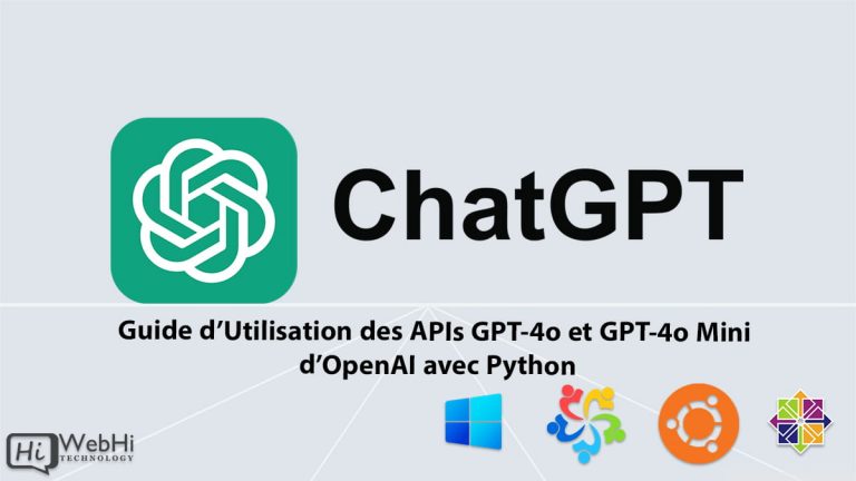 Guide d’Utilisation des APIs GPT-4o et GPT-4o Mini d’OpenAI avec Python ...