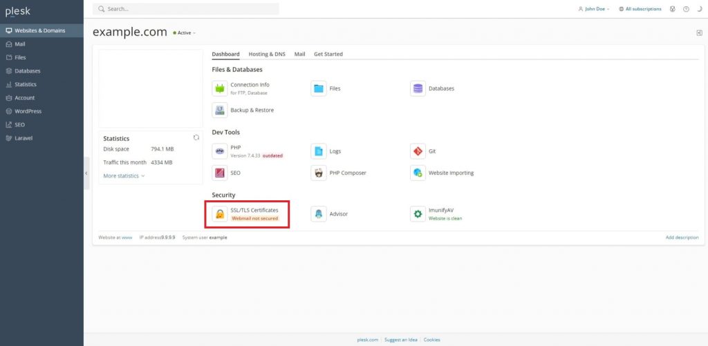 How to Setup SSL Certificate on Plesk Panel - Tutorial & Documentation
