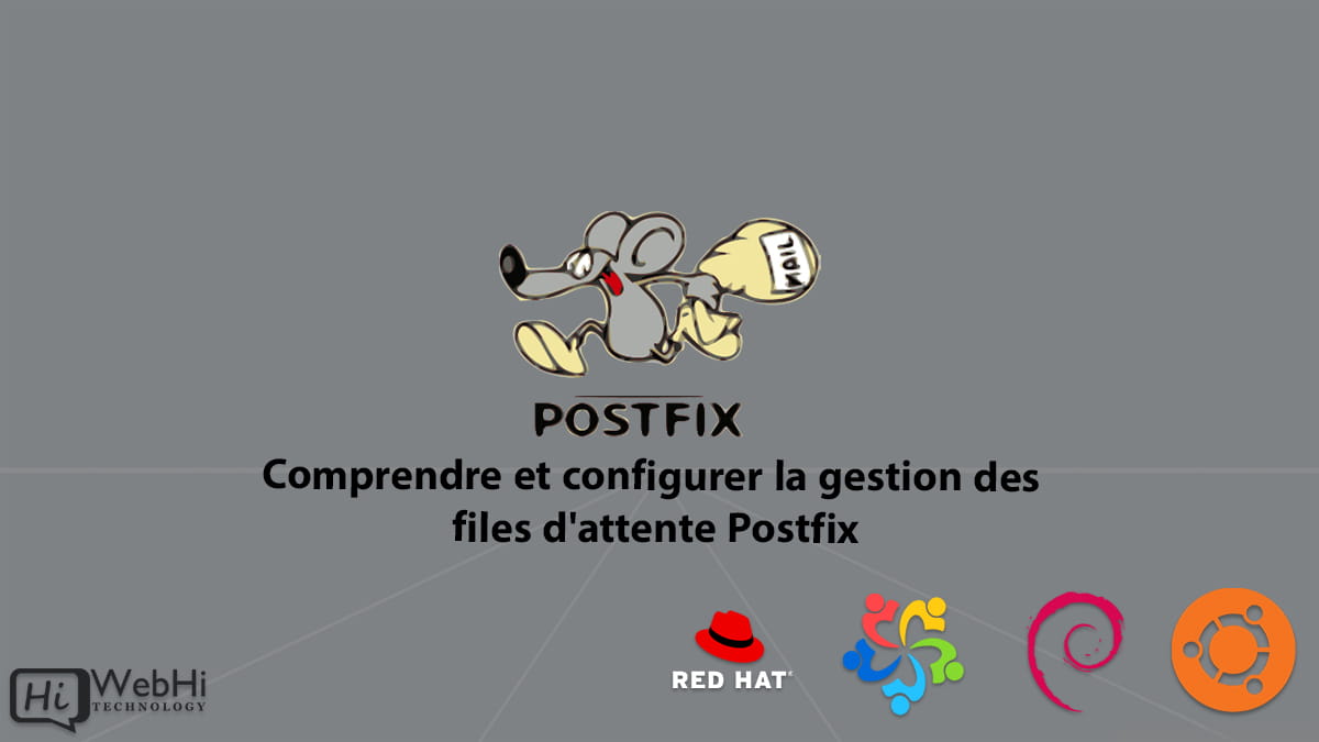 Comprendre et configurer la gestion des files d'attente Postfix ubuntu debian rhel webhi